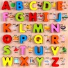 Wooden Upper Case ABCD