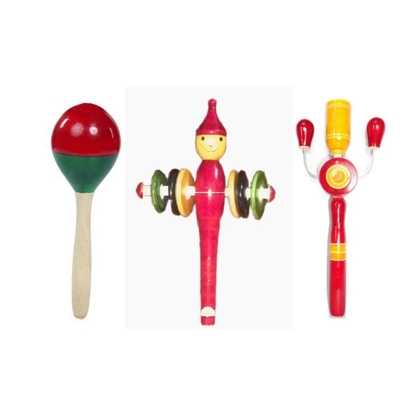 Wooden Rattles