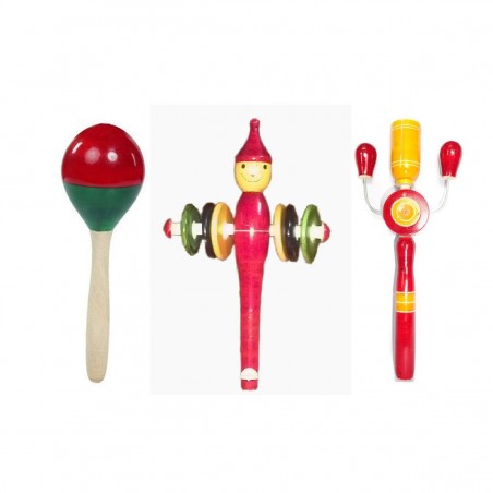 Wooden Rattles
